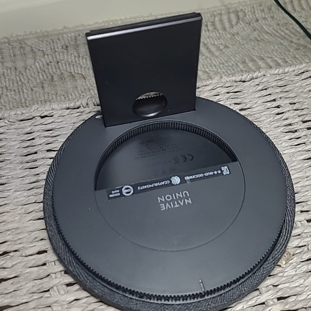 Native Union Dock wireless charger Fabric Slate